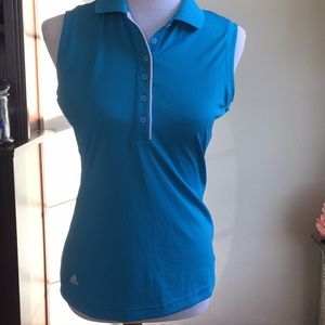 Adidas gold sleeveless top NWT